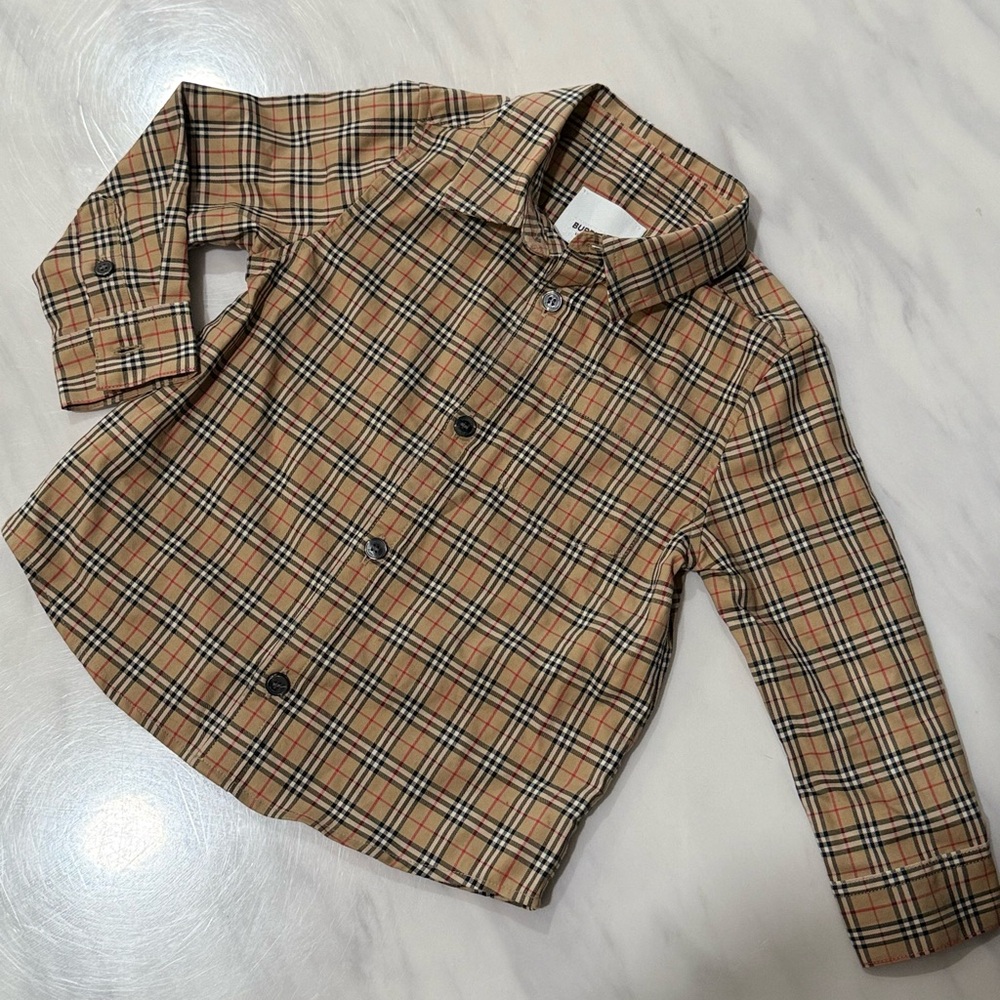 BURBERRY BUTTON DOWN 12 M
